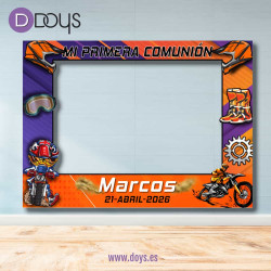 Photocall Marco Motocross Primera Comunión